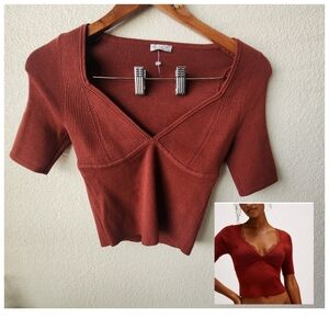 FREE PEOPLE Teagan Swit Short Sleeve NEW NO TAGS XS